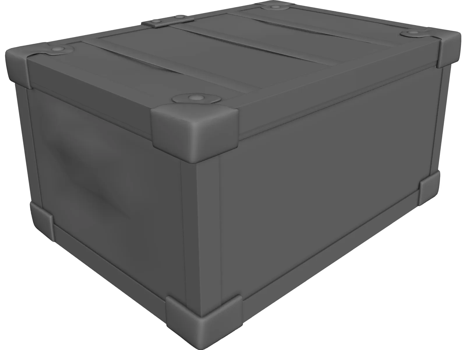 Travel Chest 3D Model