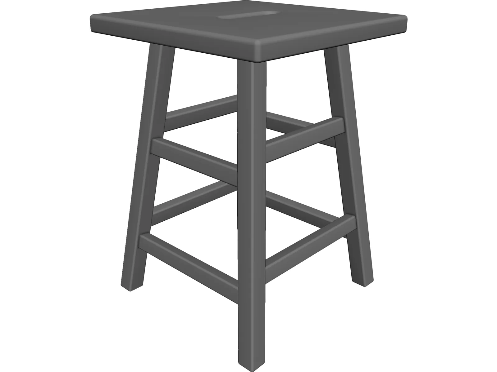 Museum Stool 3D Model