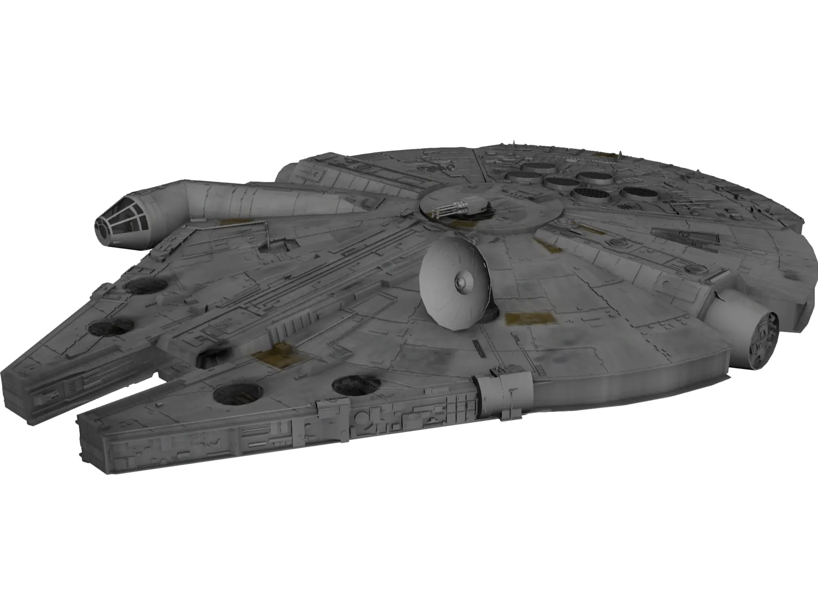 Star Wars Millenium Falcon 3D Model