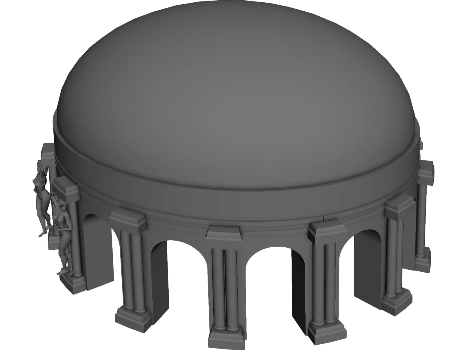 Ancient Dome 3D Model