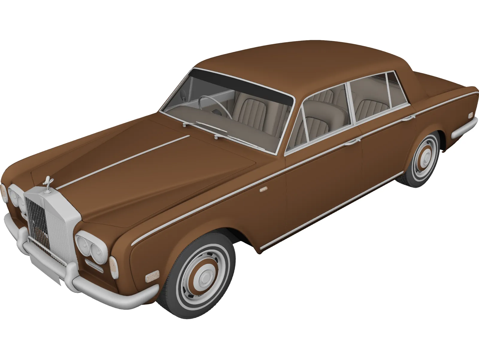 Rolls Royce Silver Shadow 3D Model