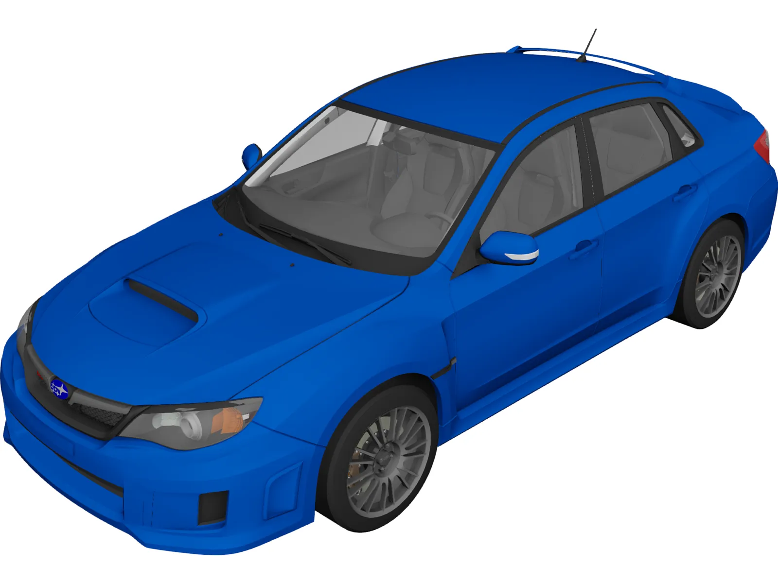 Subaru Impreza WRX STi 3D Model