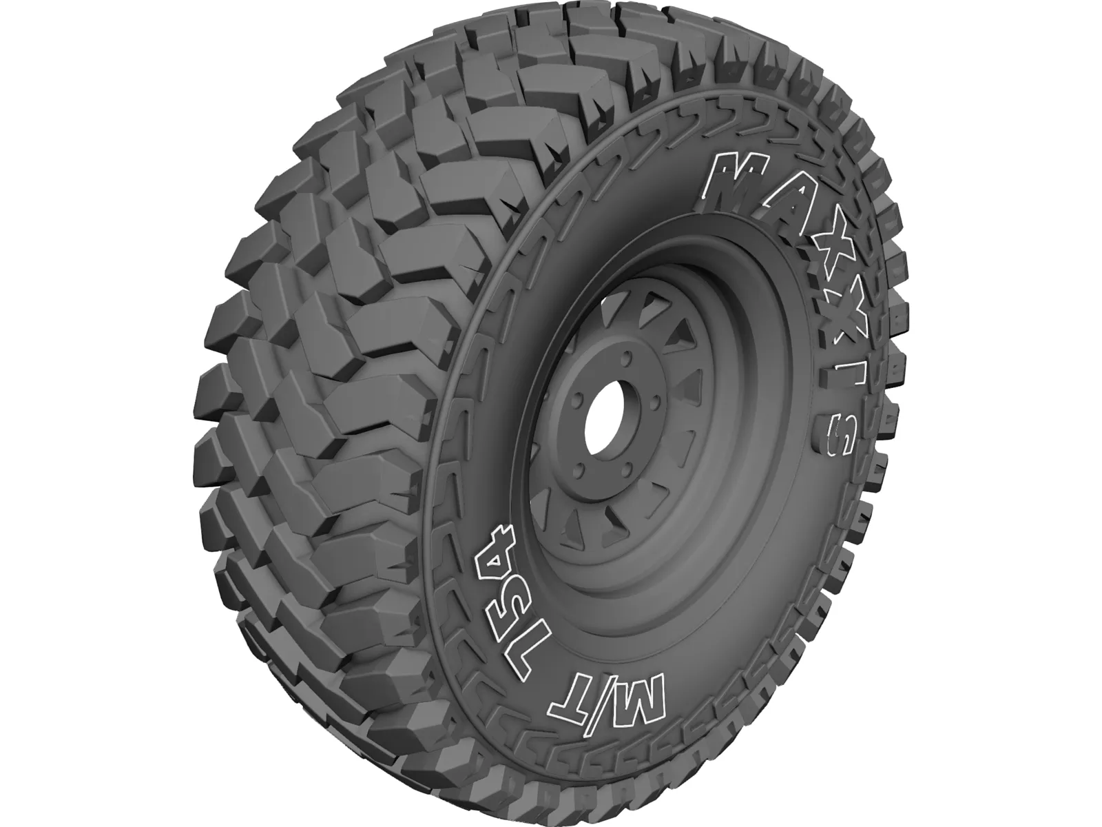 Maxxis Offroad Tire 3D Model