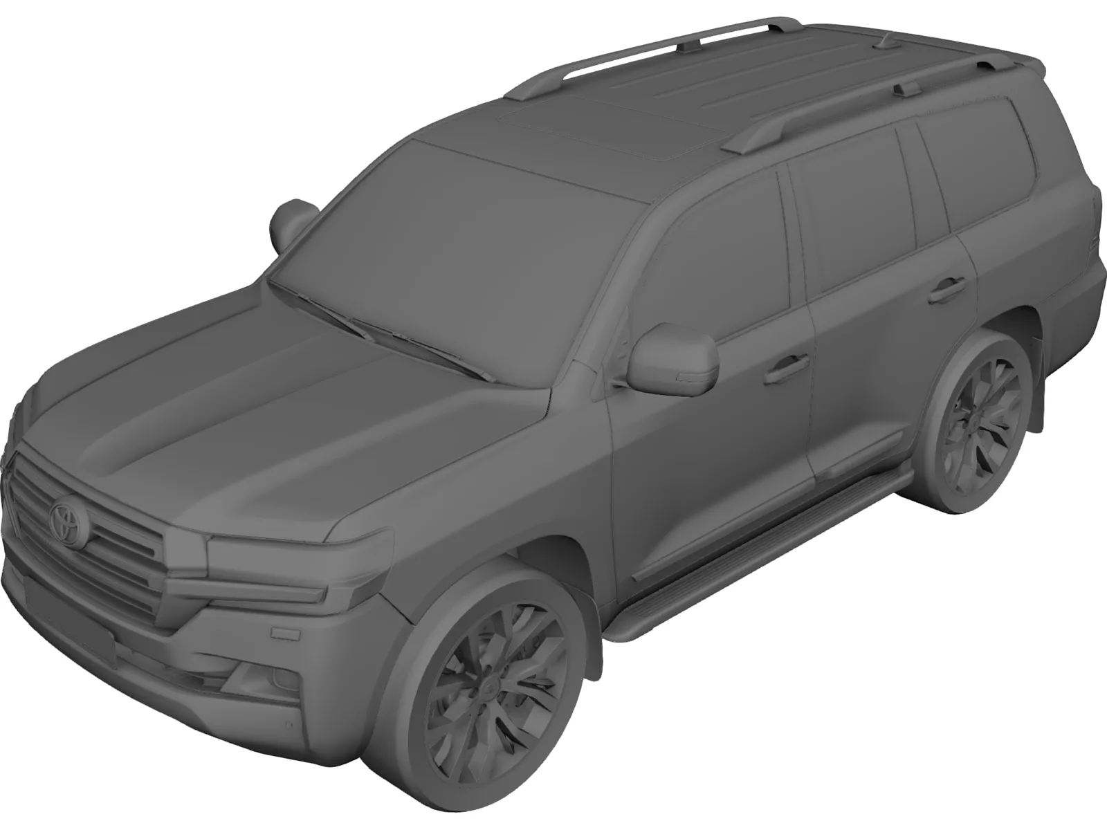 Toyota Land Cruiser 200 (2016) 3D Model