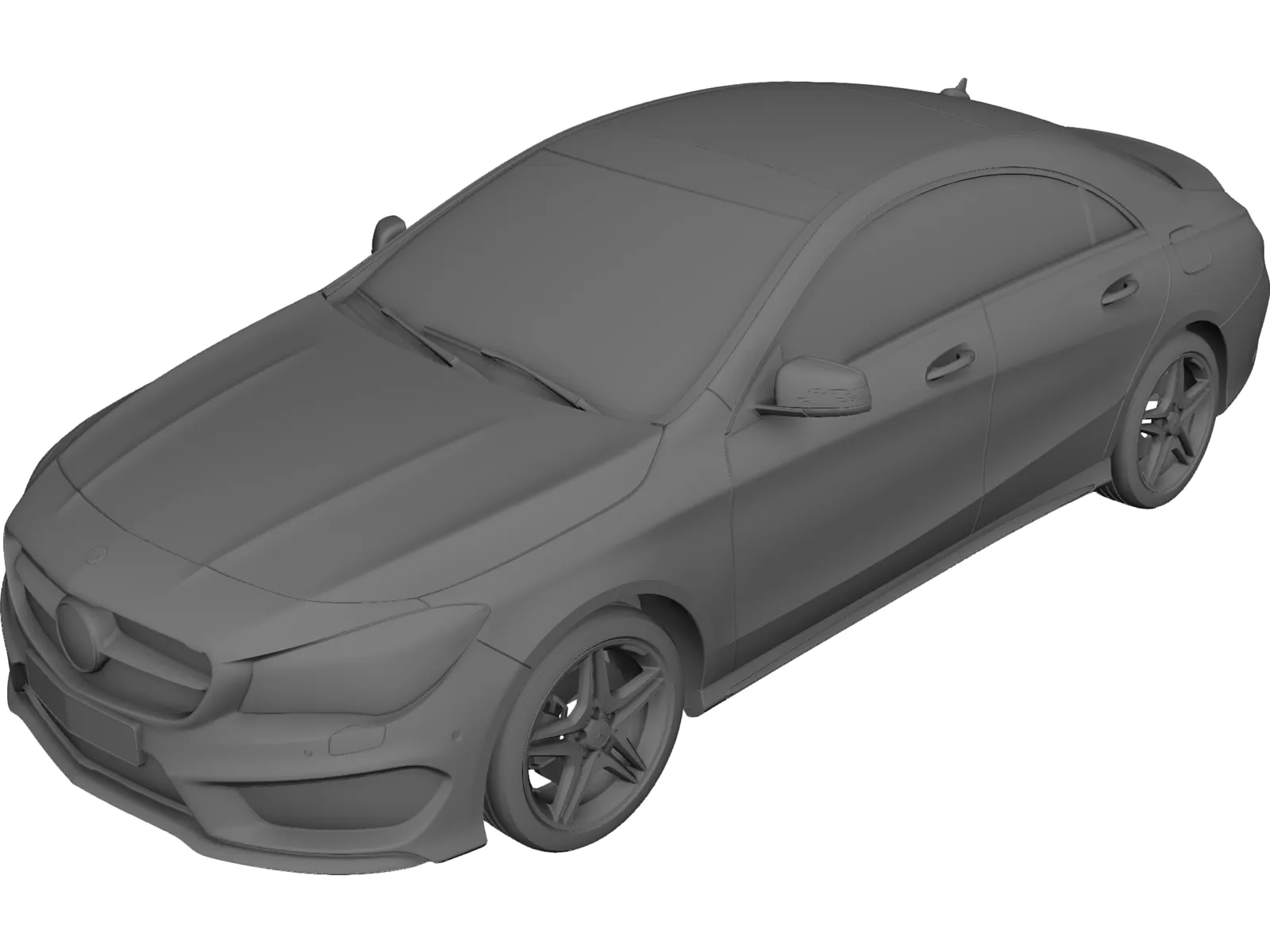 Mercedes-Benz CLA (2015) 3D Model
