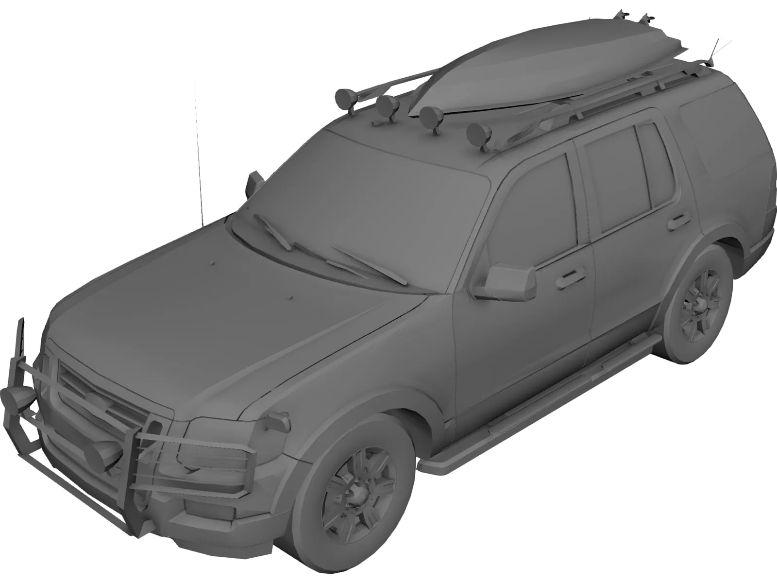 Ford Explorer (2010) 3D Model