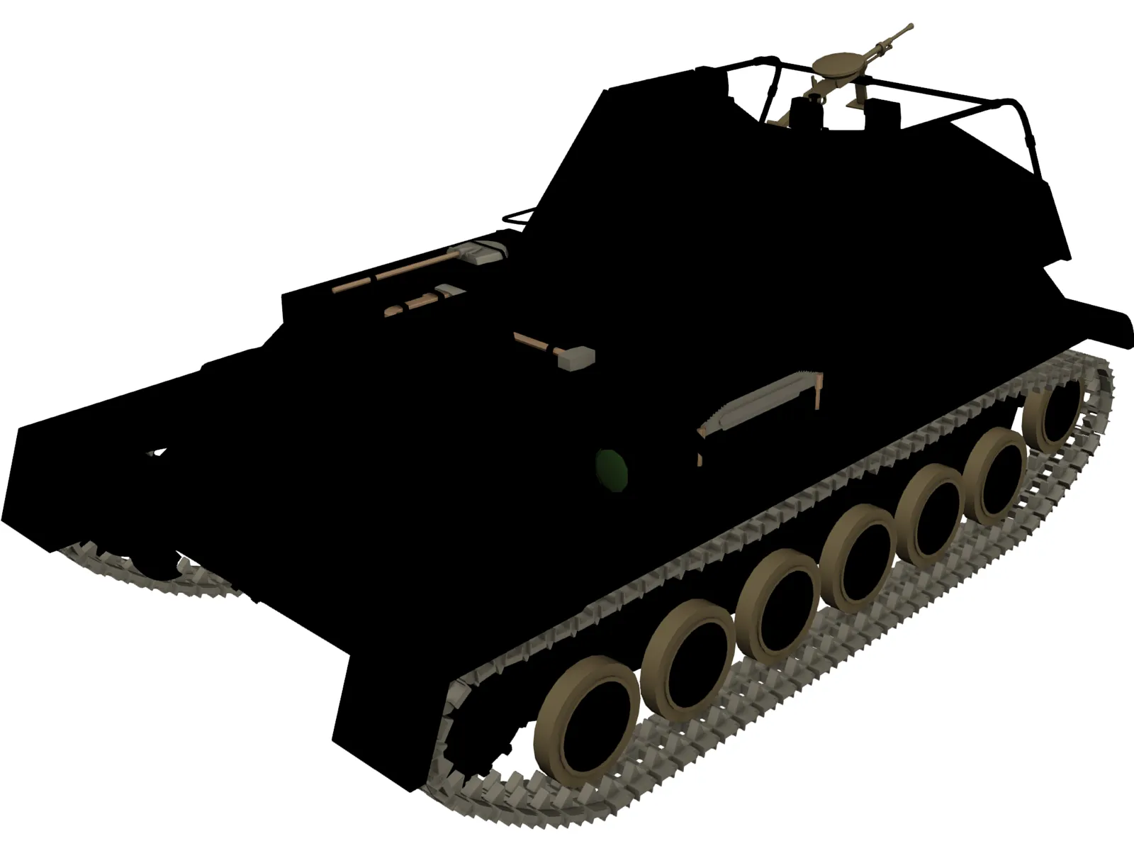 Su-76M 3D Model