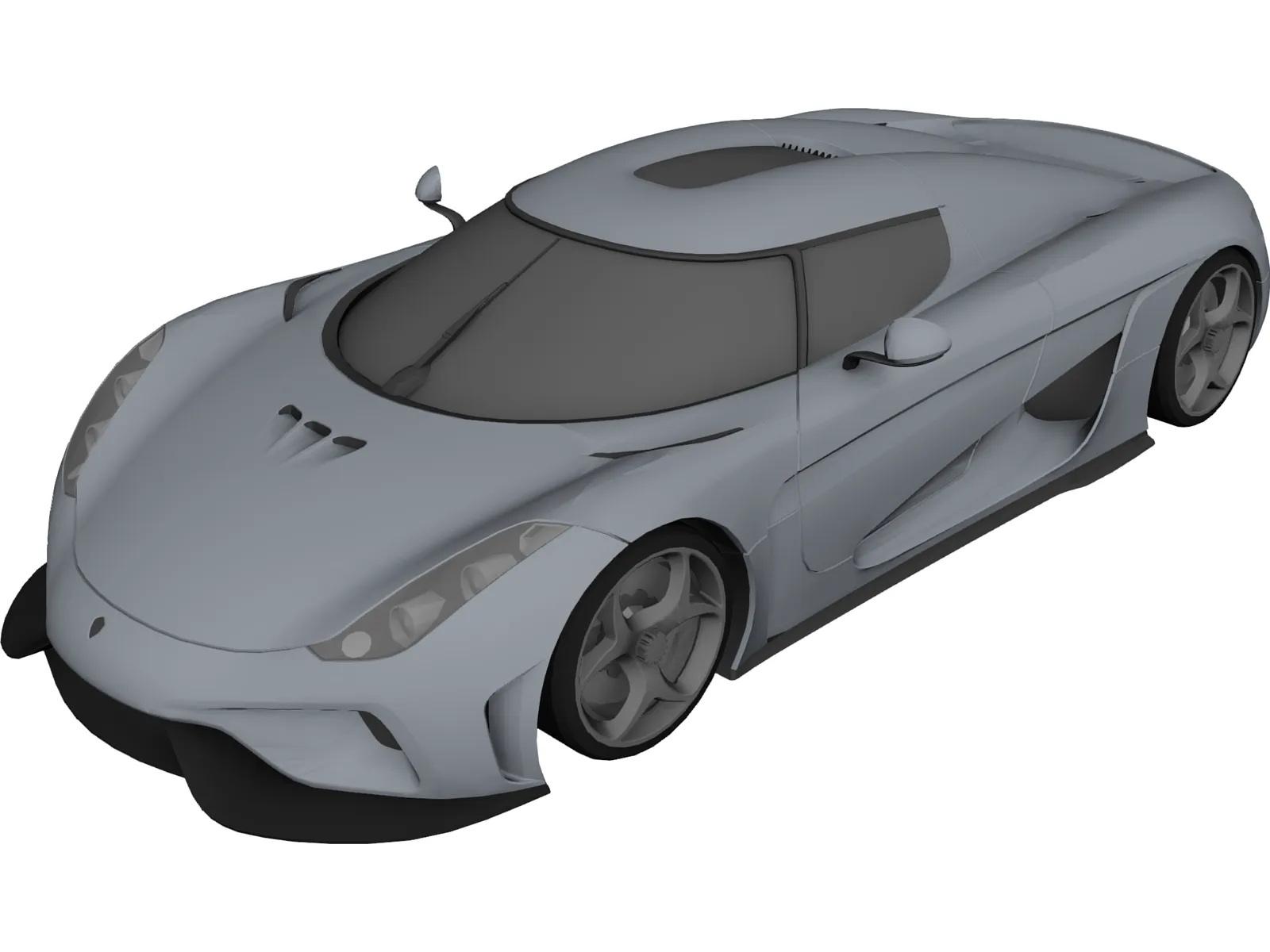 Koenigsegg Regera (2015) 3D Model