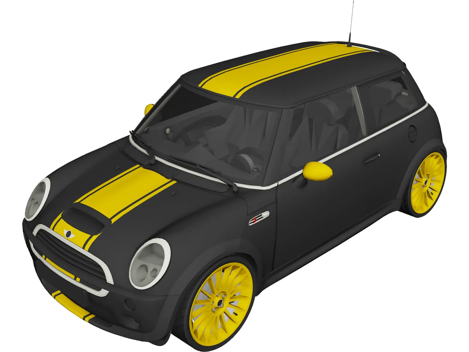 Mini Cooper S Modified (2005) 3D Model