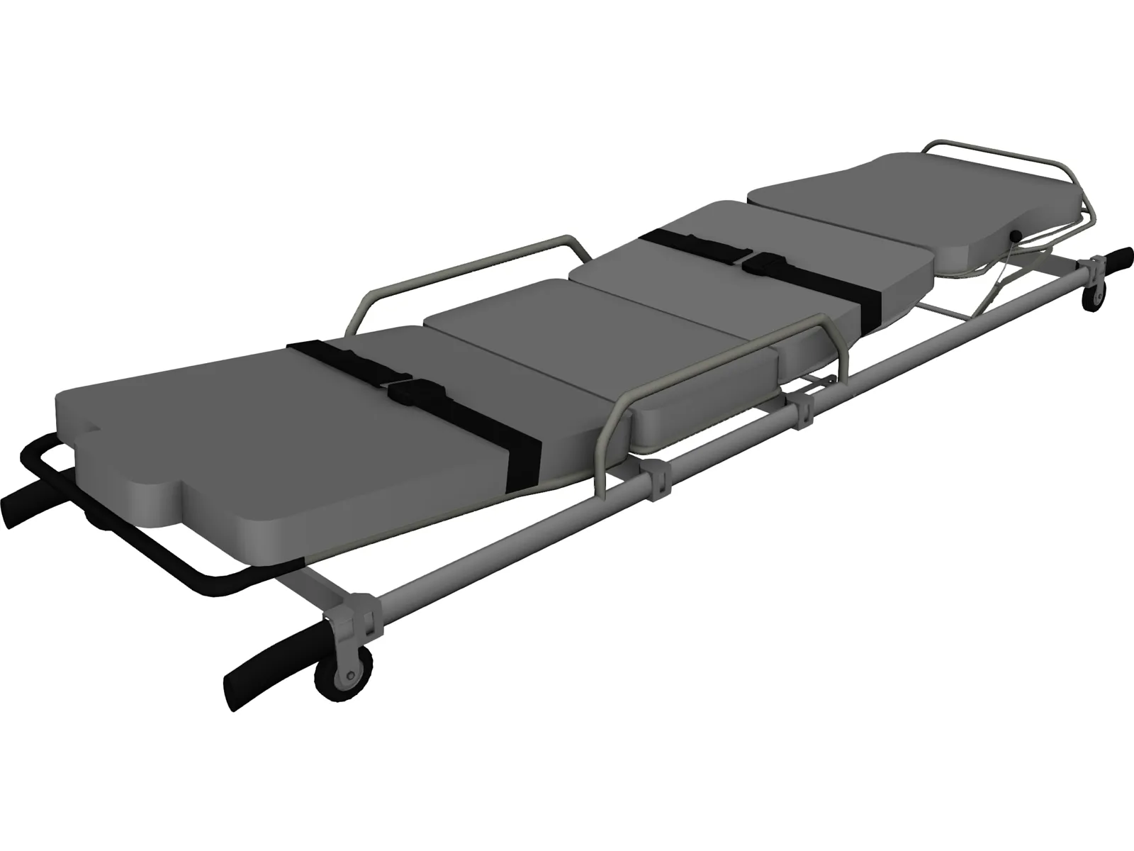 Pensi 2000 SE Ambulance Strecher 3D Model