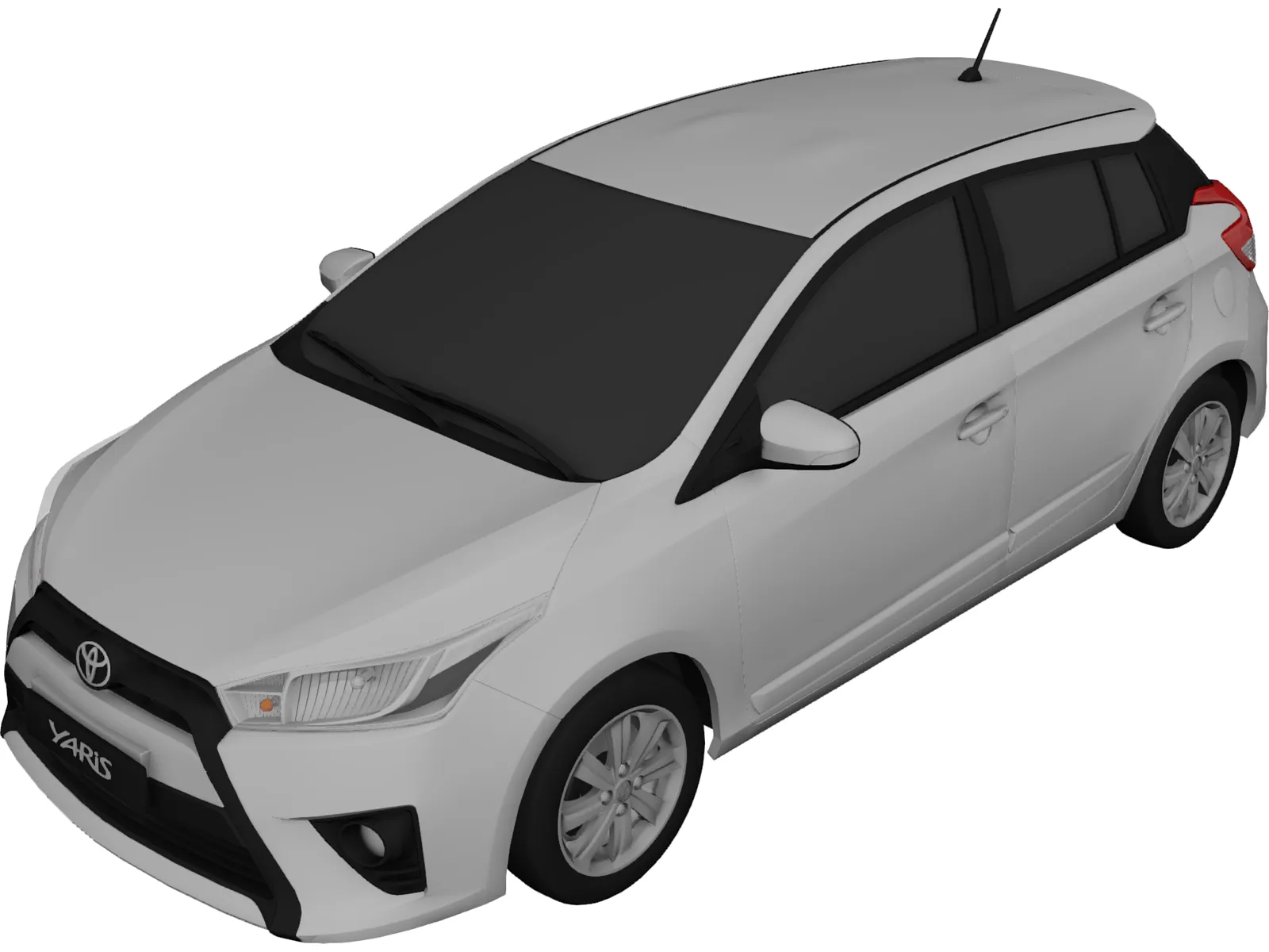 Toyota Yaris (2016) 3D Model