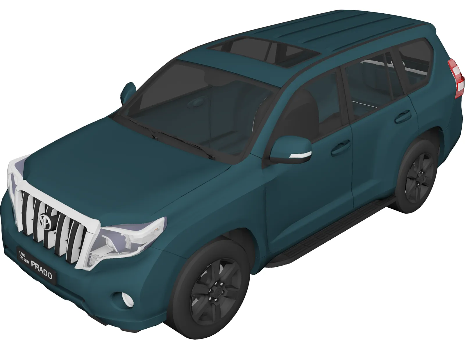 Toyota Land Cruiser Prado (2016) 3D Model