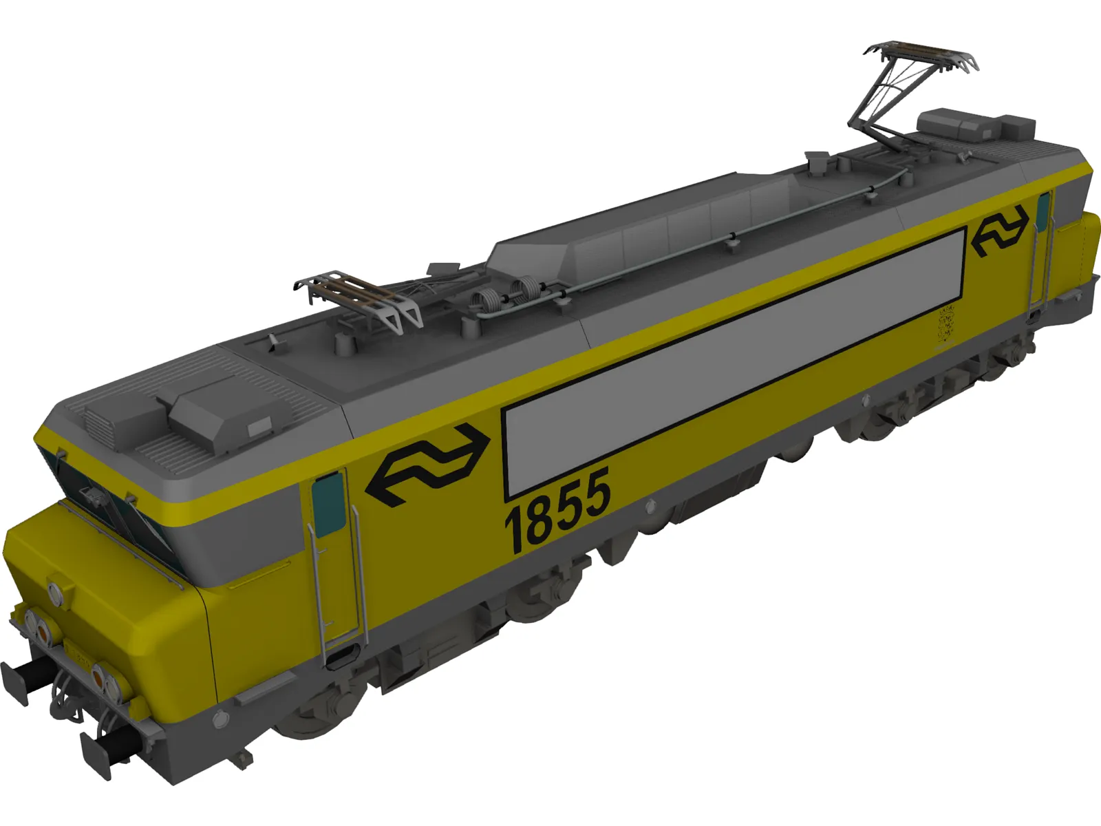 Dutch Train 3D Model
