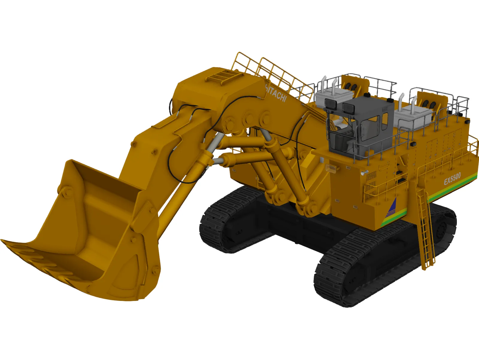 Hitachi EX5500 3D Model