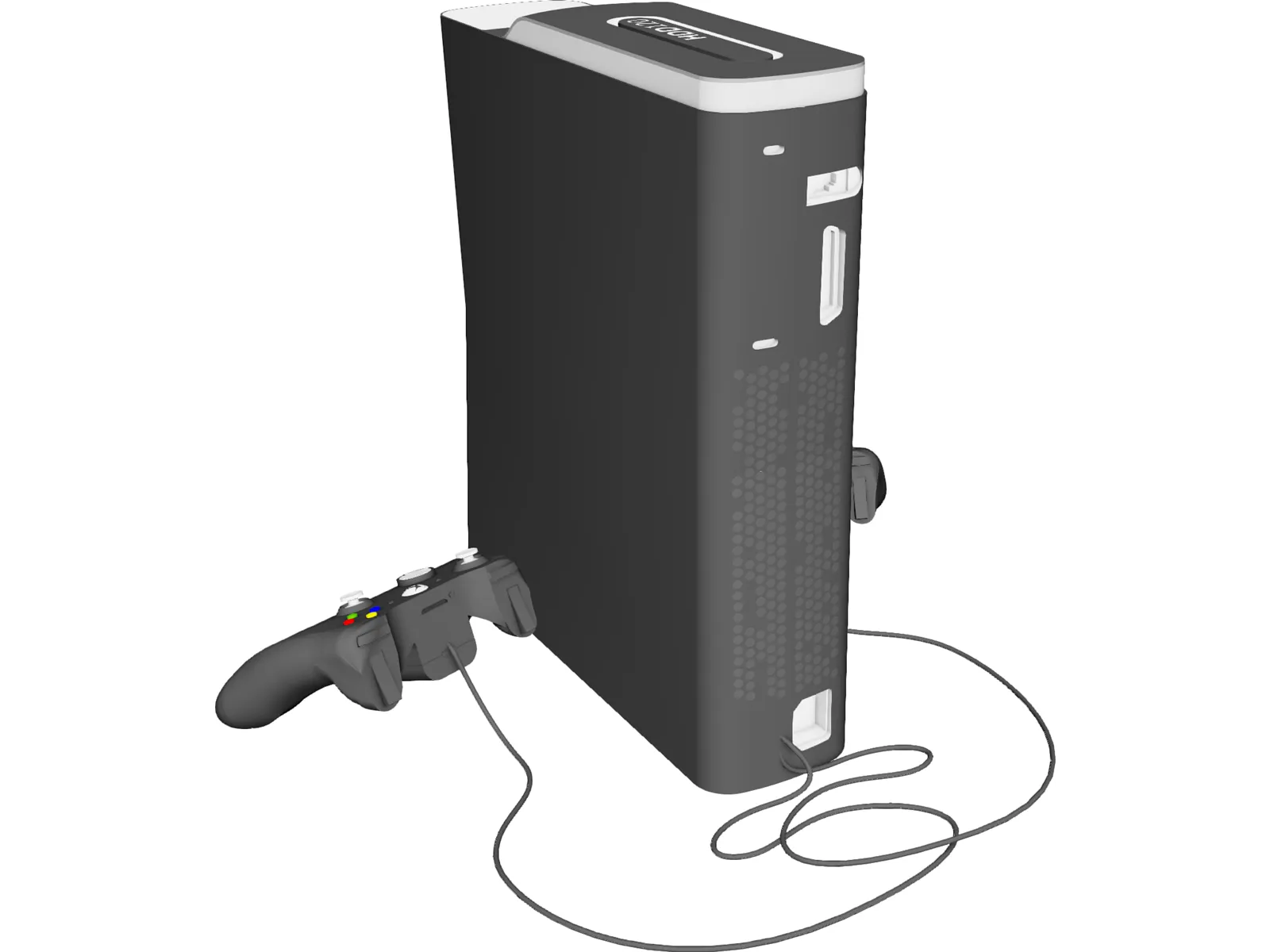 XBox 360 Game Console 3D Model