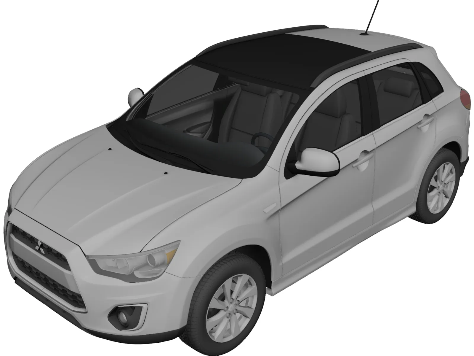 Mitsubish Outlander Sport (2013) 3D Model