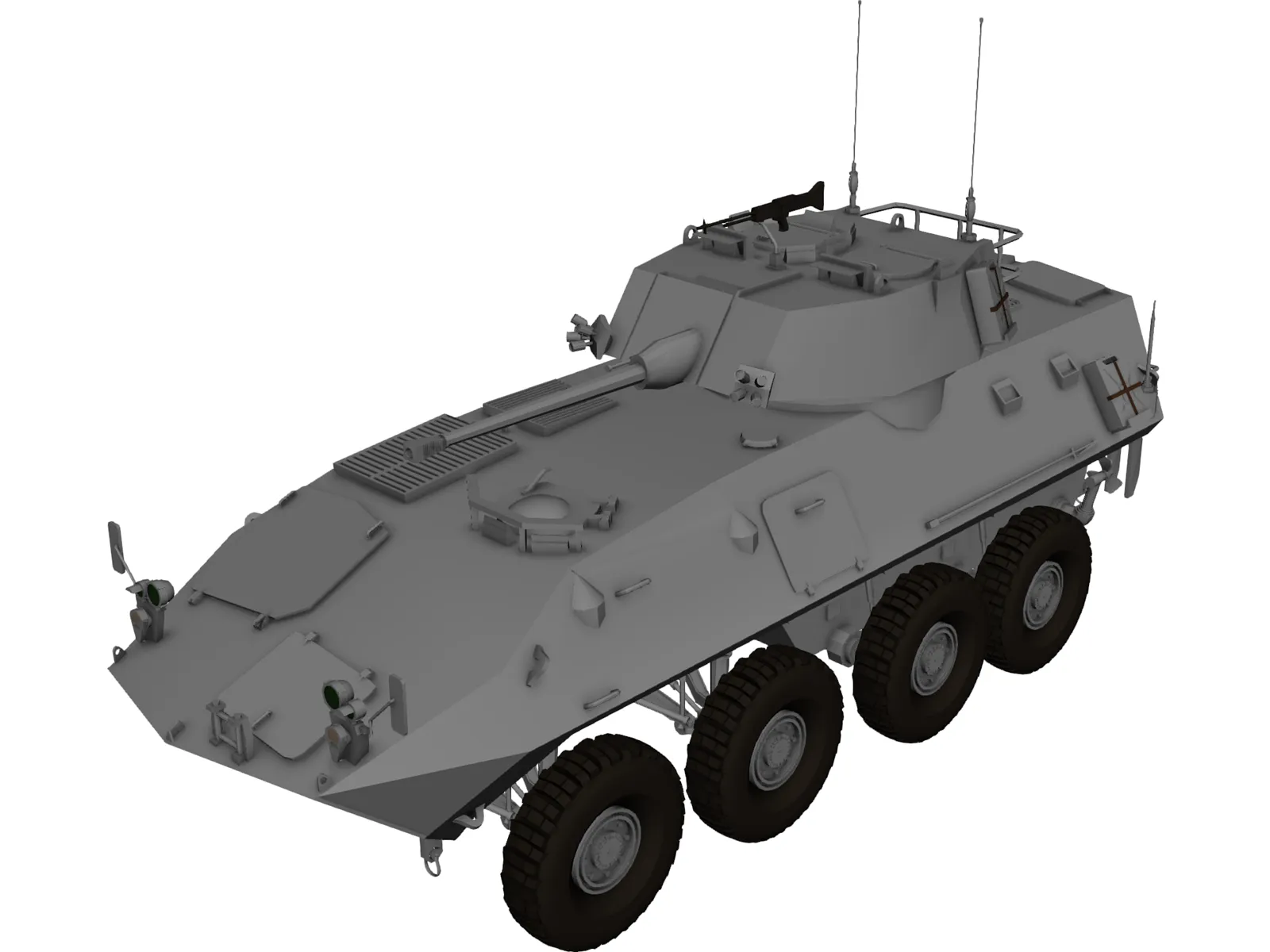 Piranha Lav-25 3D Model