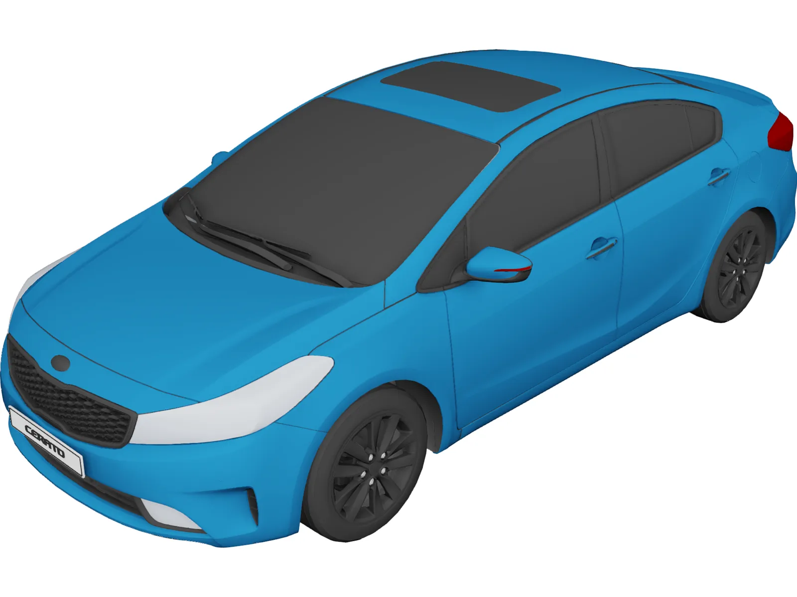 Kia Cerato (2017) 3D Model