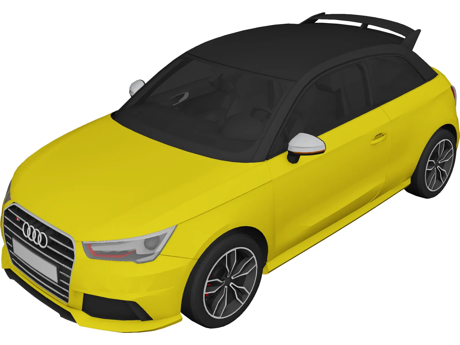 Audi S1 (2015) 3D Model