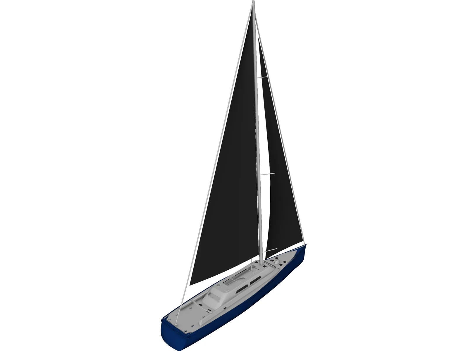 Sailboat 3D Model