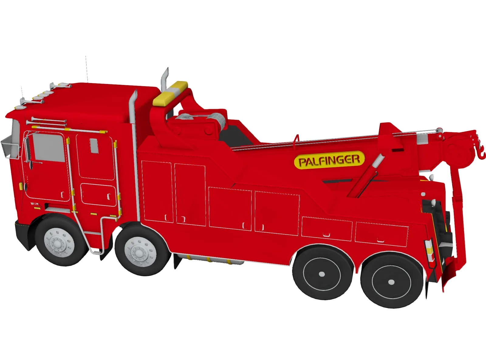 Kenworth Palfinger 3D Model