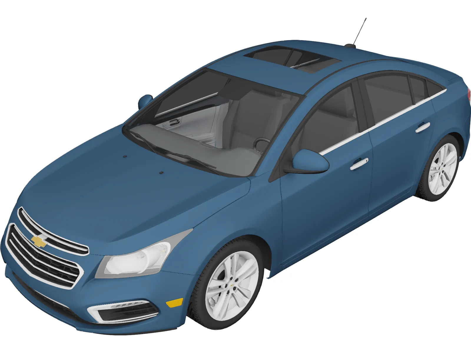 Chevrolet Cruze Sedan (2015) 3D Model