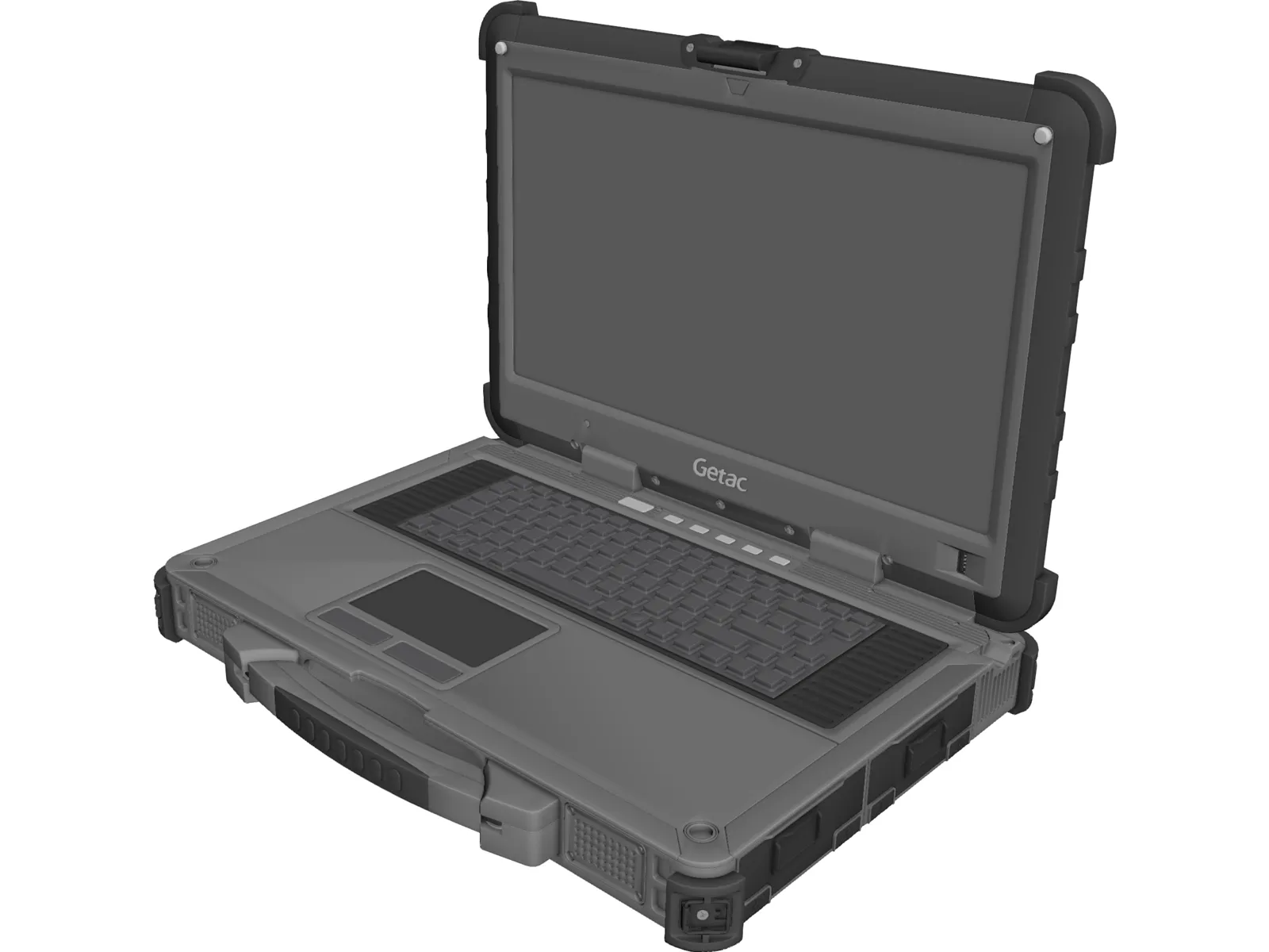 Getac X500 Laptop 3D Model