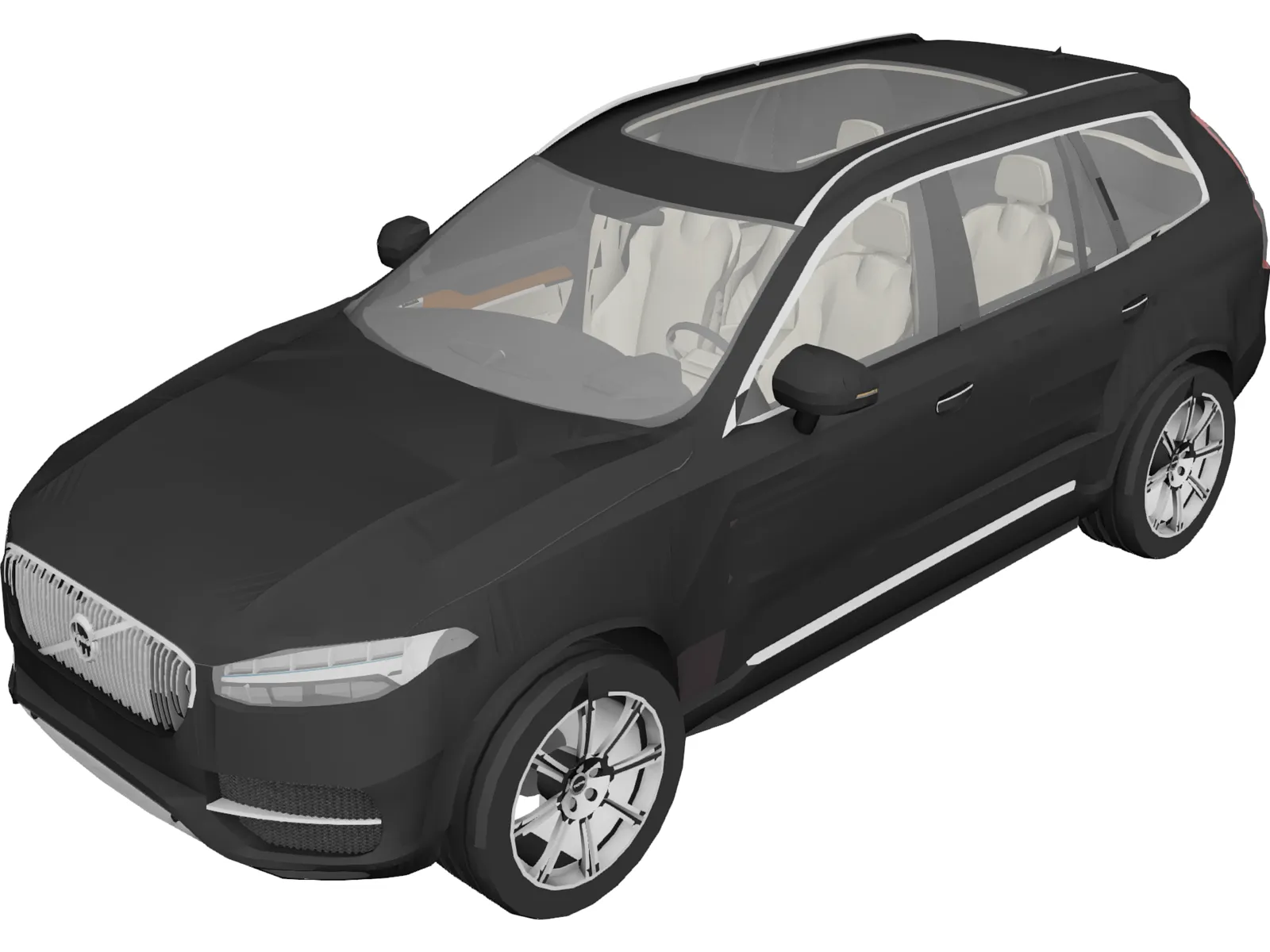 Volvo XC90 (2015) 3D Model