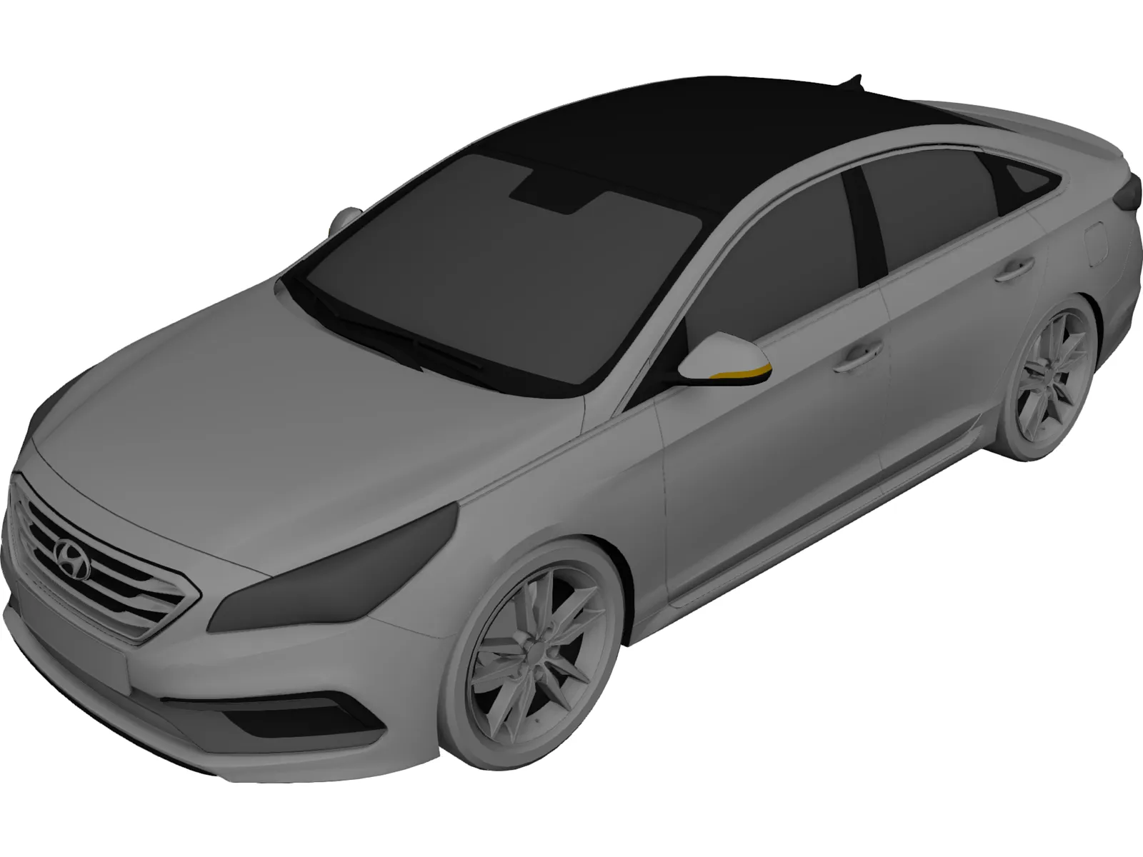 Hyundai Sonata (2016) 3D Model