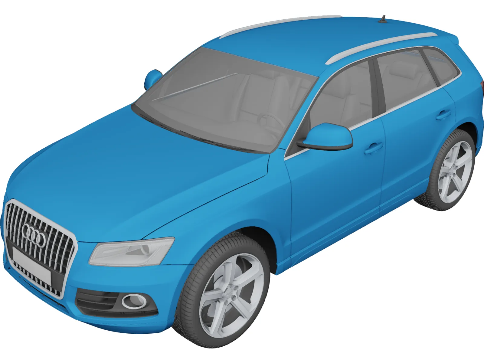 Audi Q5 (2013) 3D Model