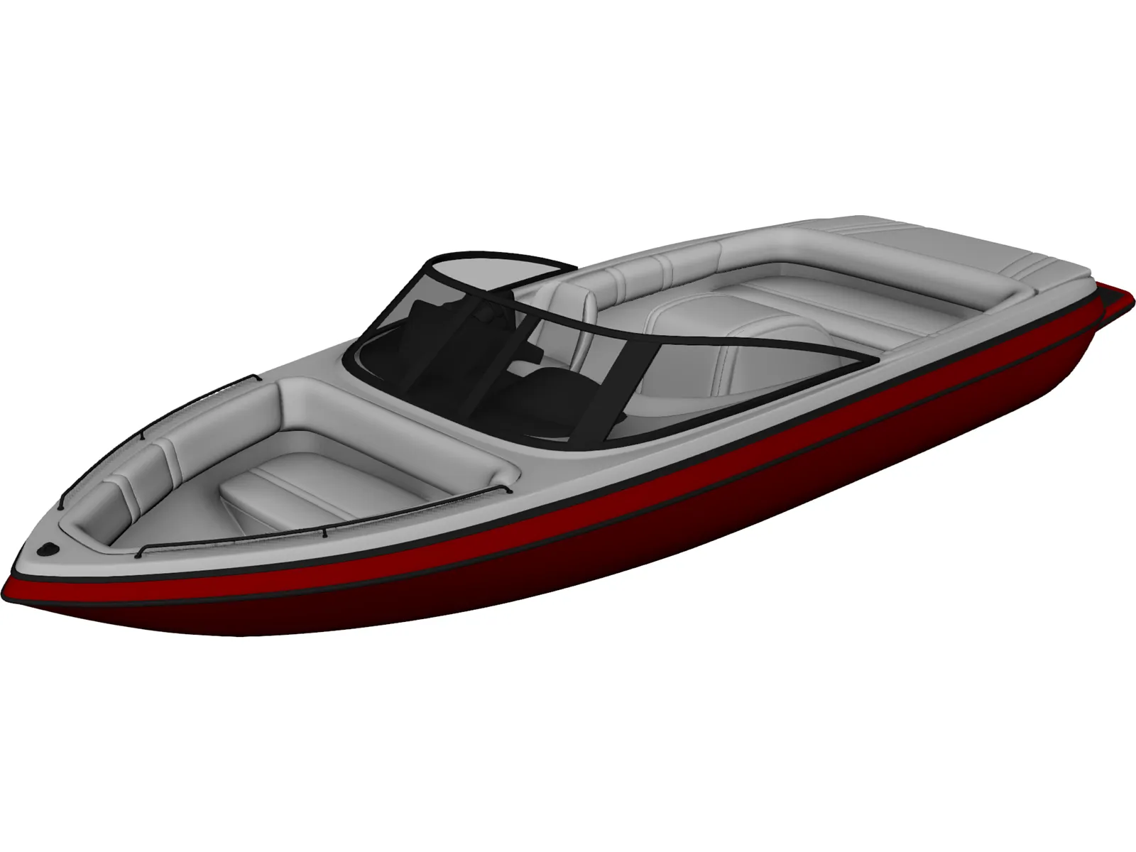 Speed Boat 3D Model