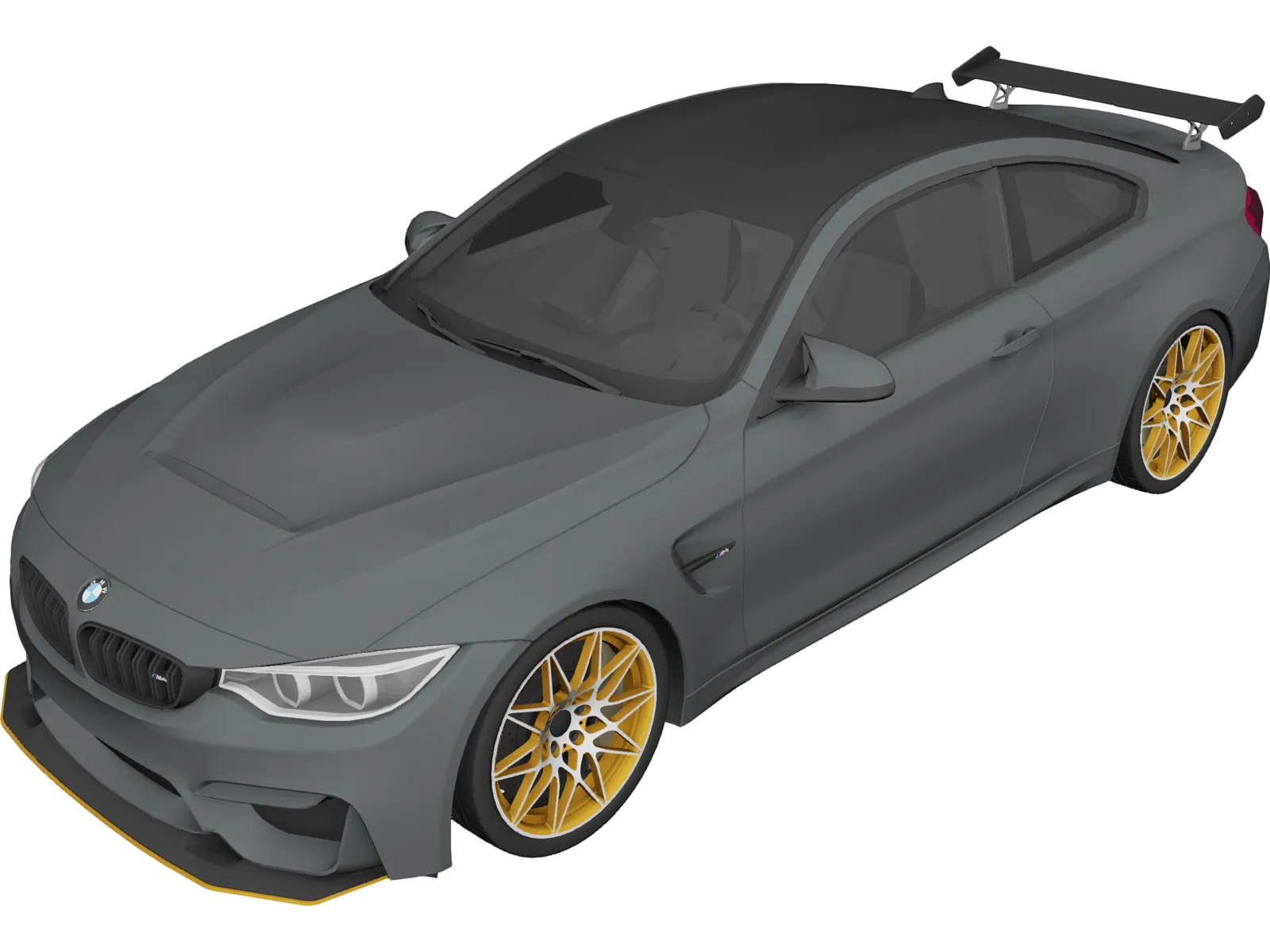 BMW M4 GTS F82 (2016) 3D Model