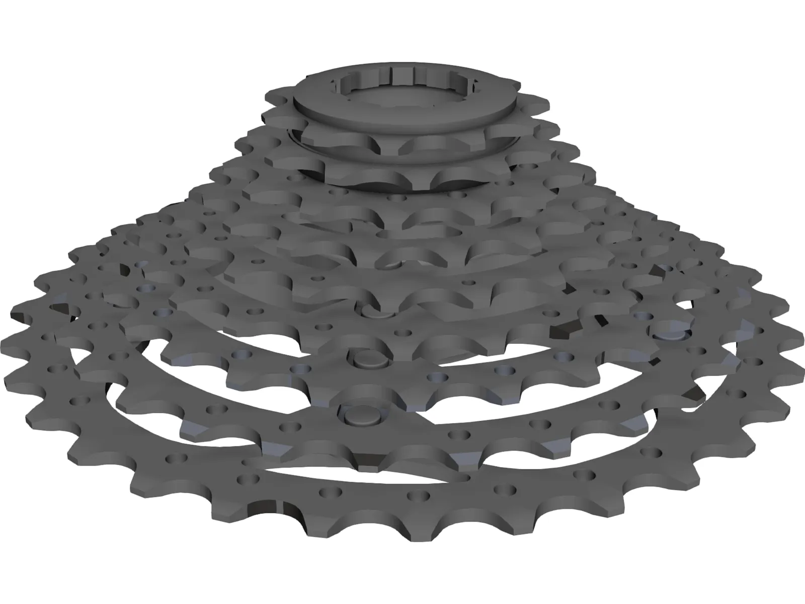 Cassete 9v SRAM PG-990 3D Model