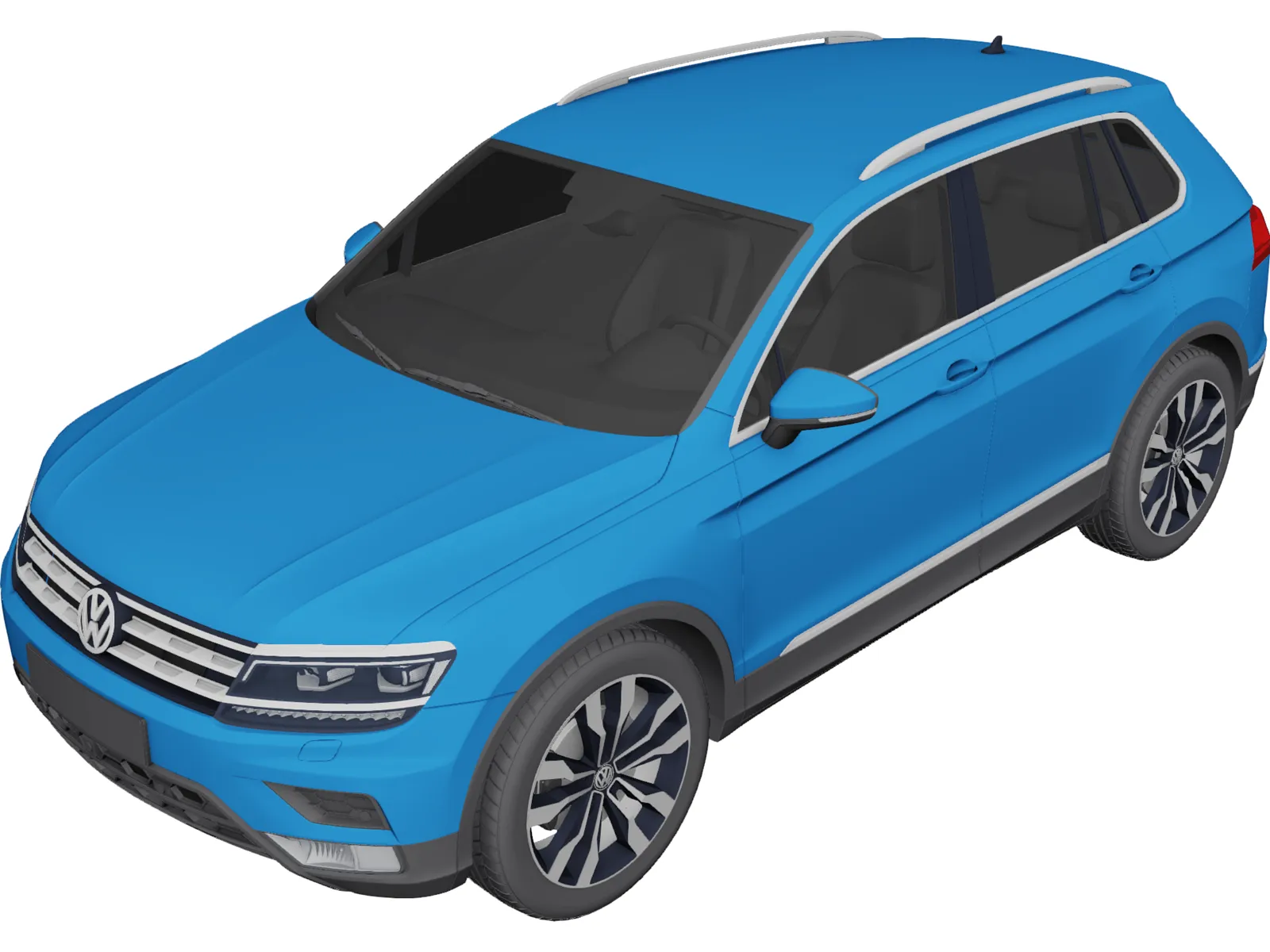 Volkswagen Tiguan 2.0 TDi (2017) 3D Model