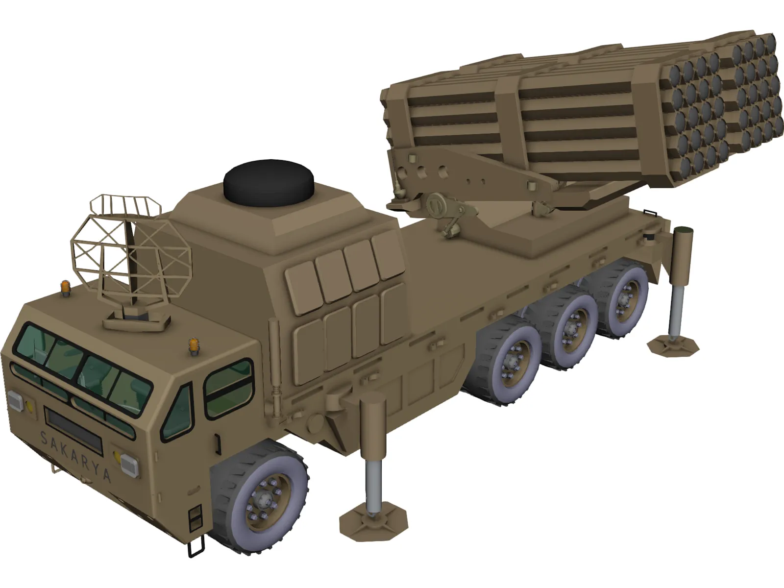 T-122 Sakarya 3D Model