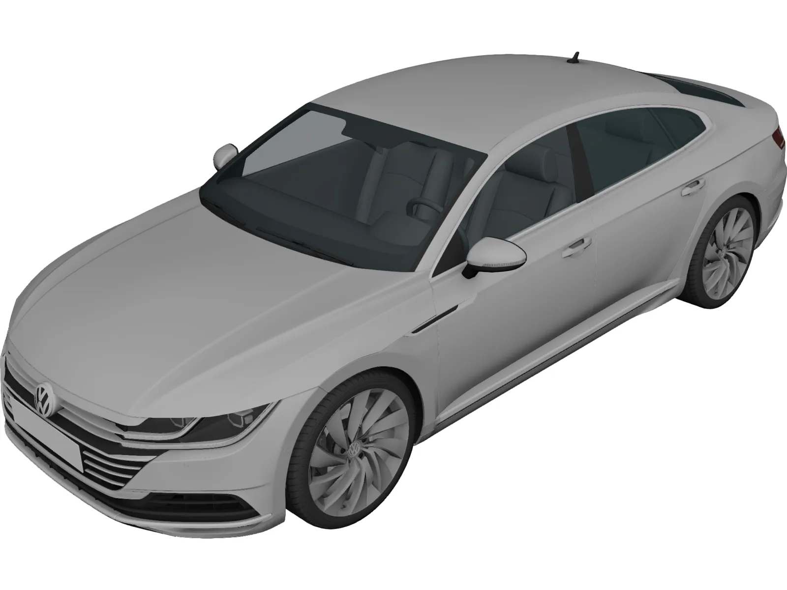 Volkswagen Arteon (2018) 3D Model