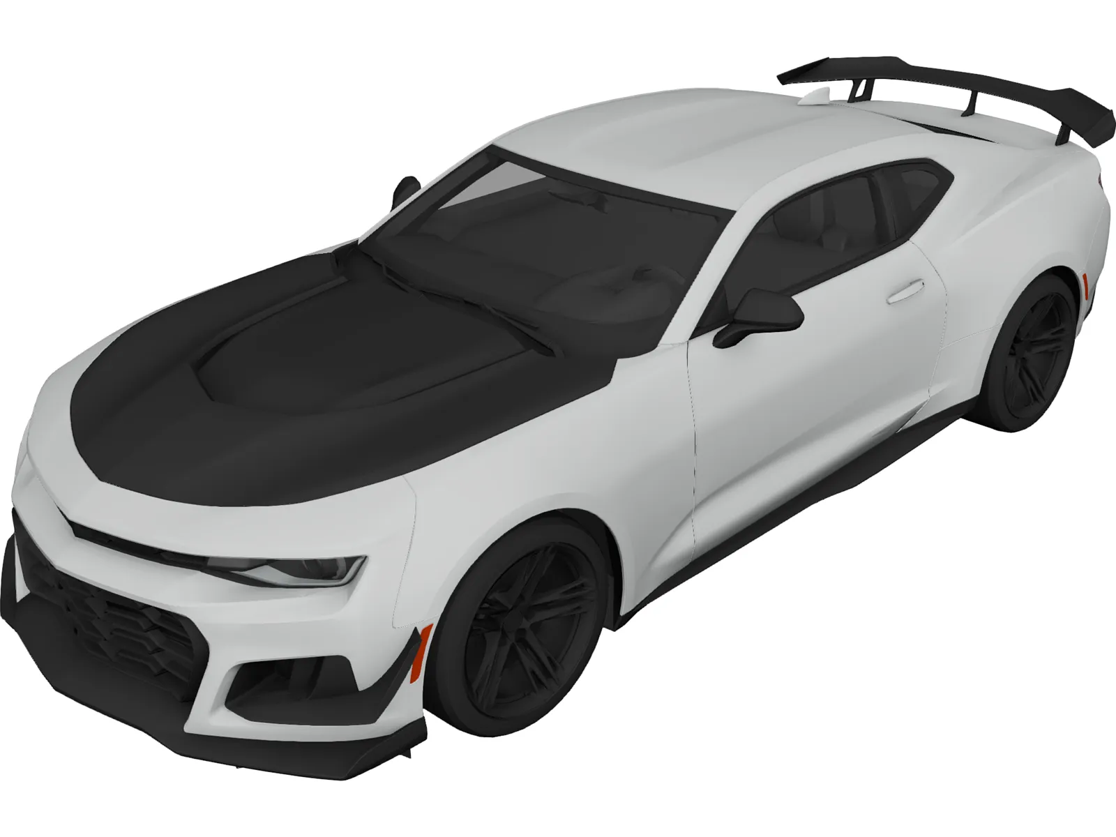 Chevrolet Camaro ZL1 1LE (2018) 3D Model