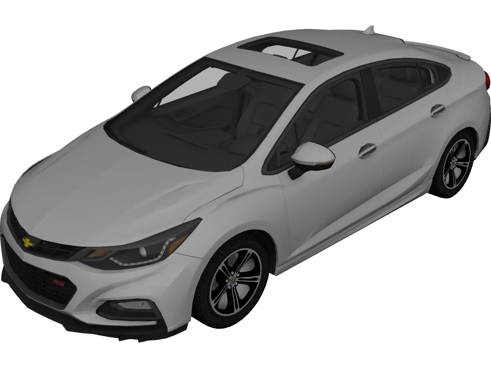 Chevrolet Cruze RS (2018) 3D Model