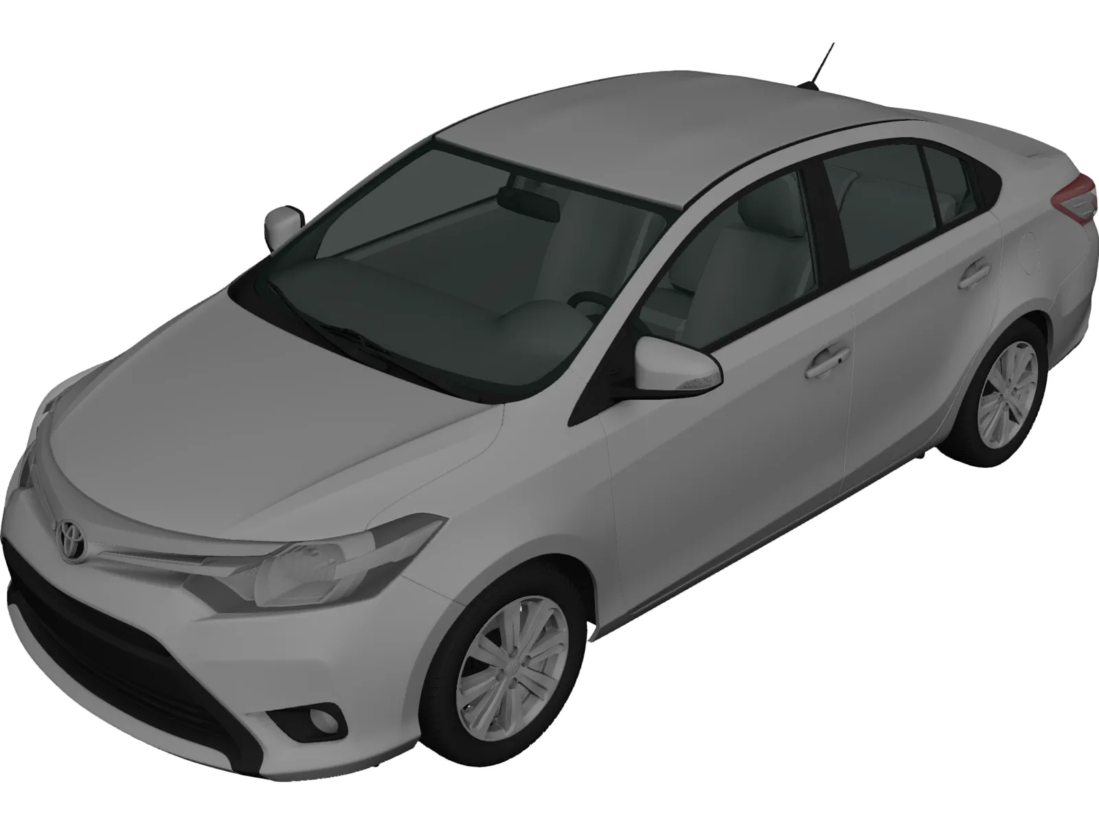 Toyota Yaris Sedan (2015) 3D Model