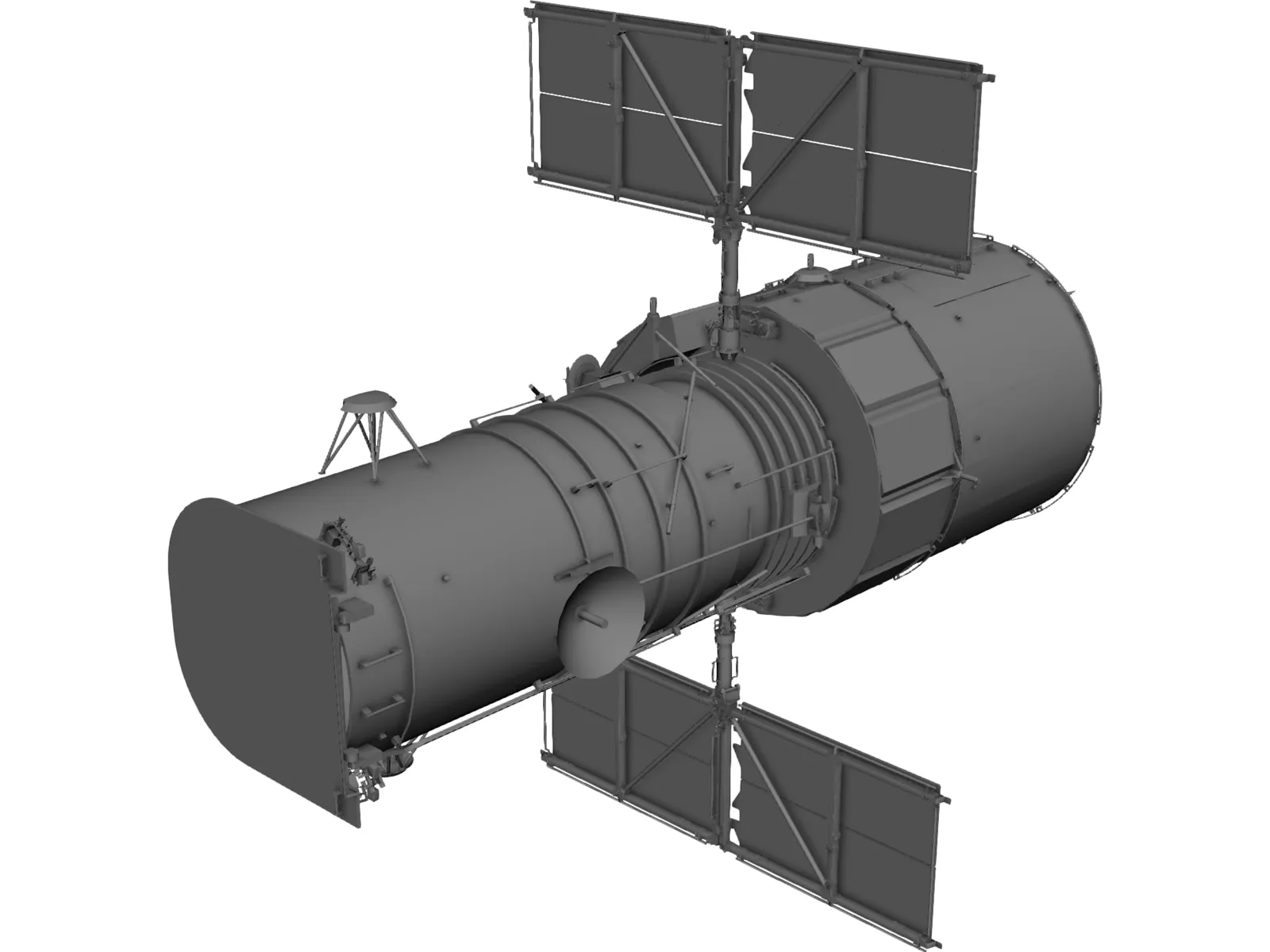 Hubble Space Telescope 3D Model