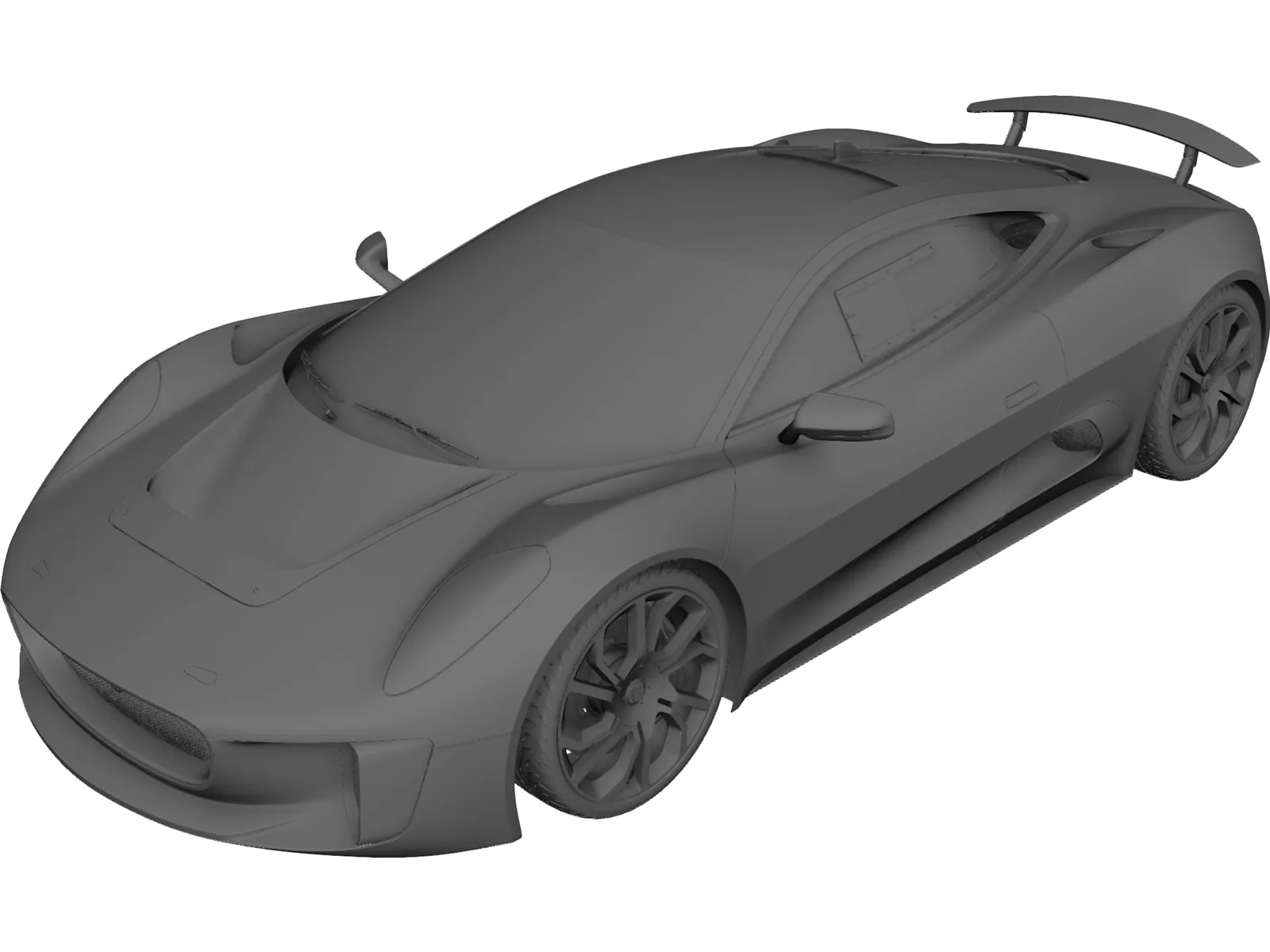 Jaguar C-X75 Concept (2014) 3D Model