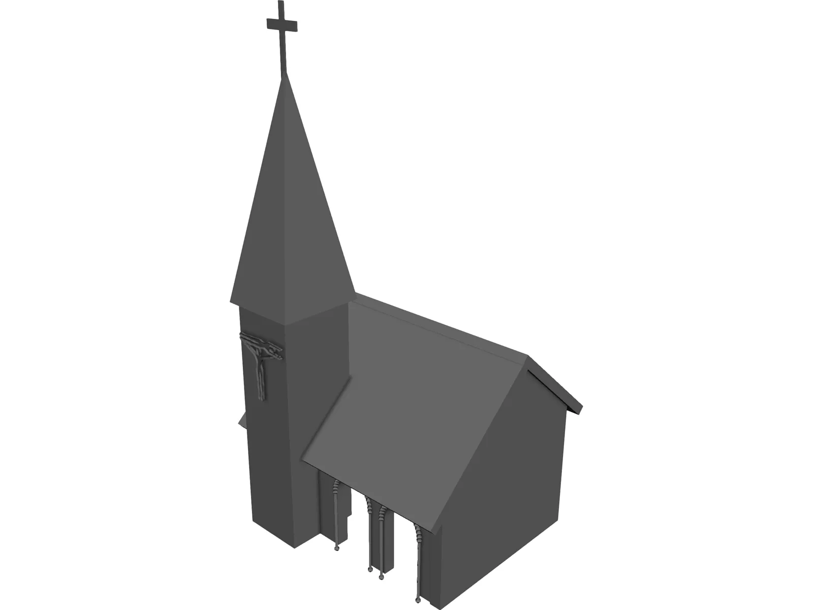 Grant Church 3D Model