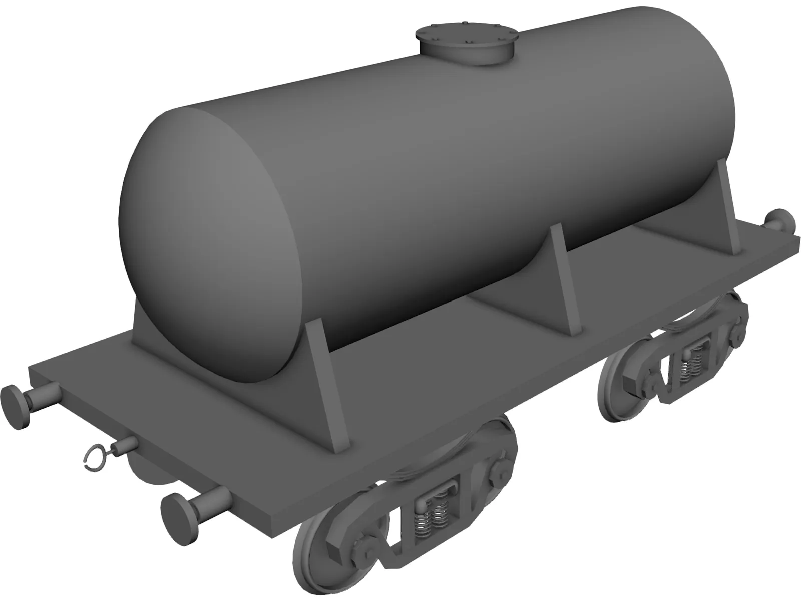 Tank Car 3D Model