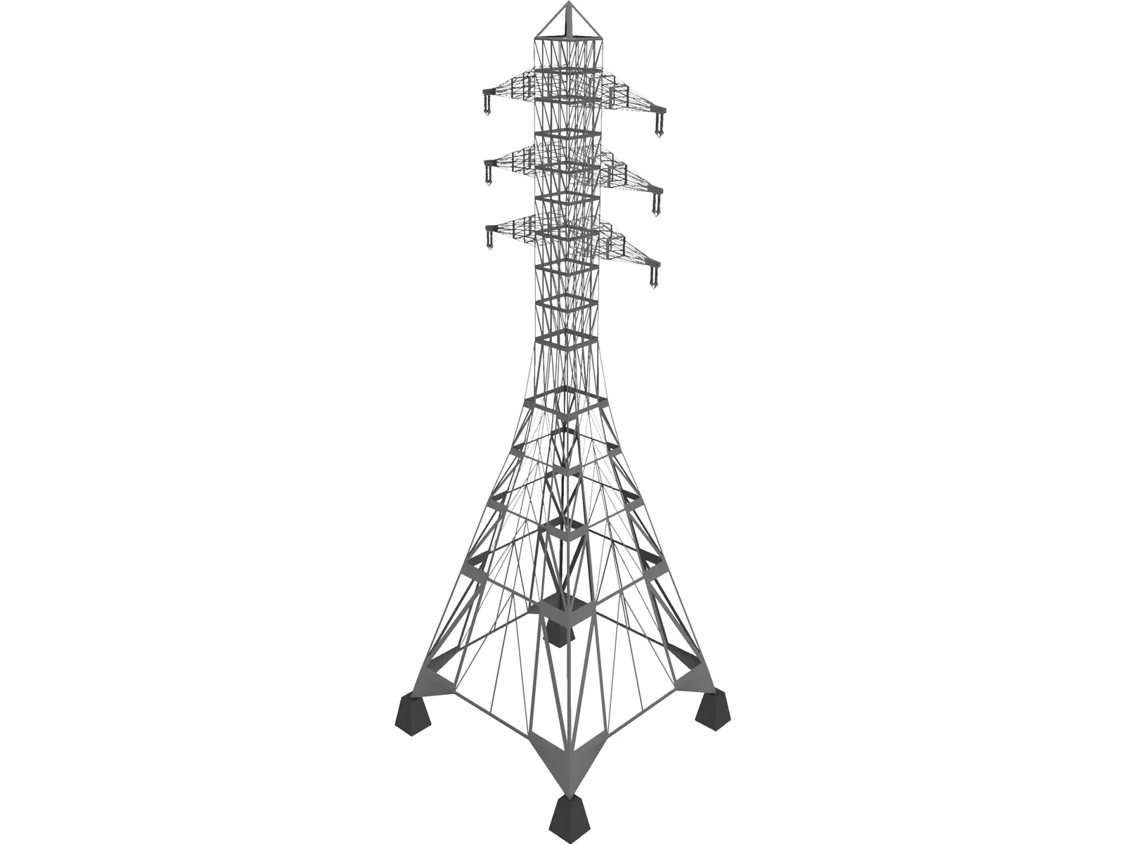 Transmission Pylon 3D Model