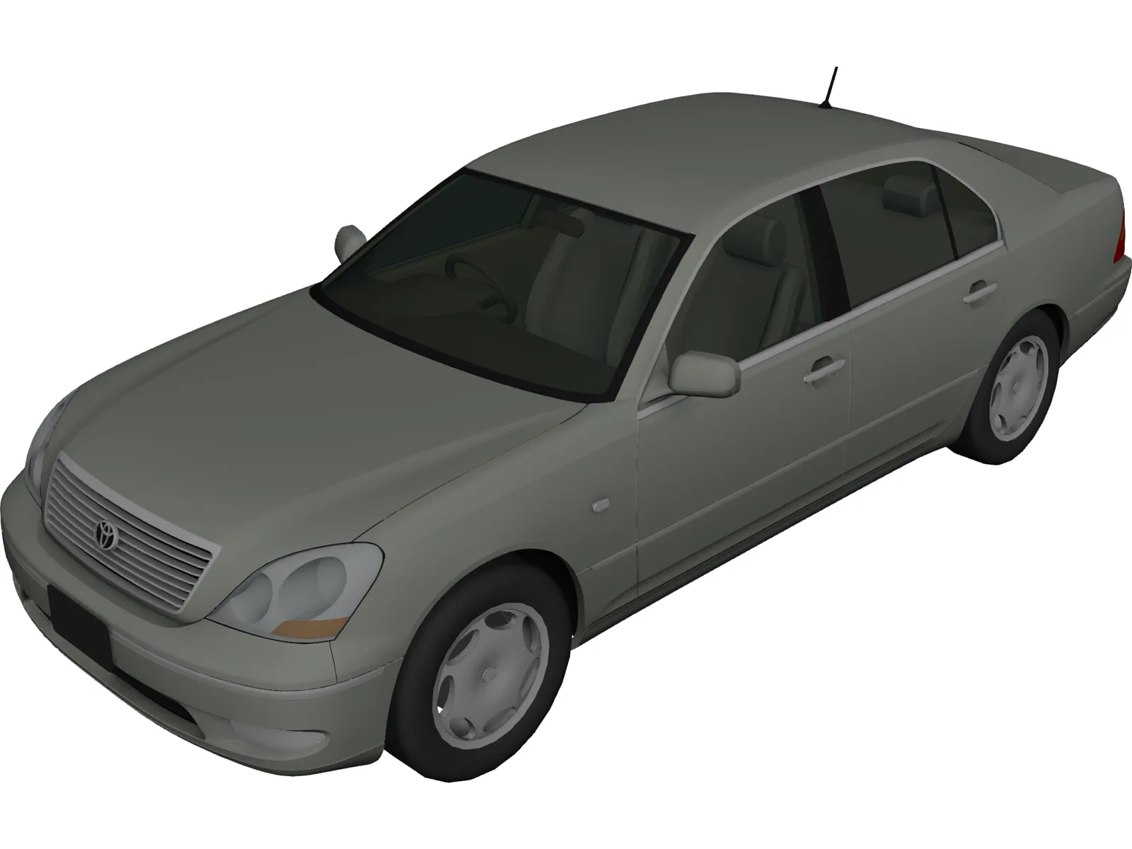 Toyota Celsior (2001) 3D Model