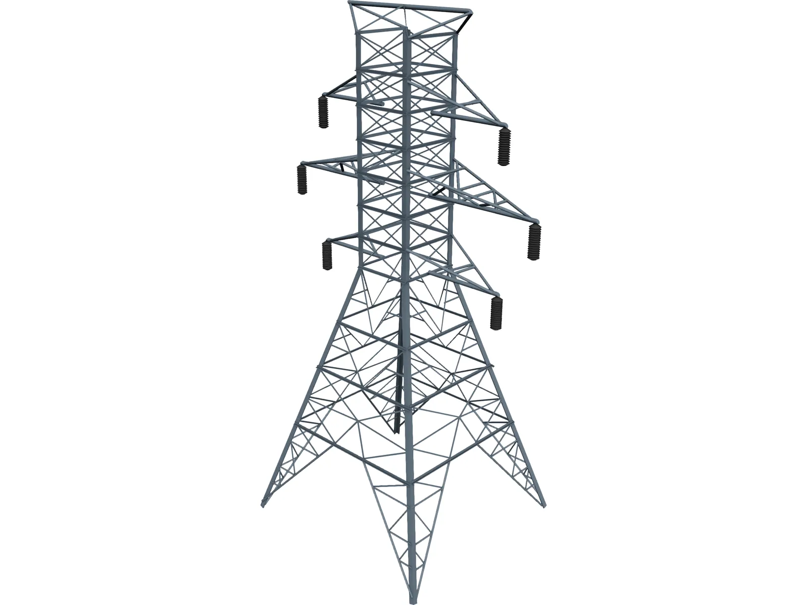 Electrical Tower 3D Model