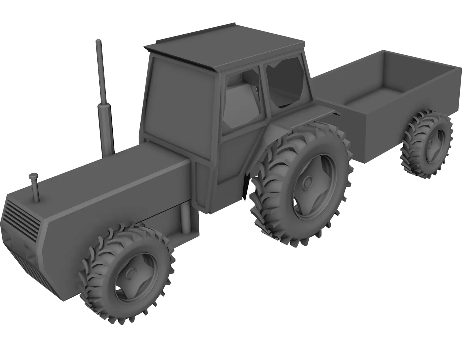 Tractor 3D Model