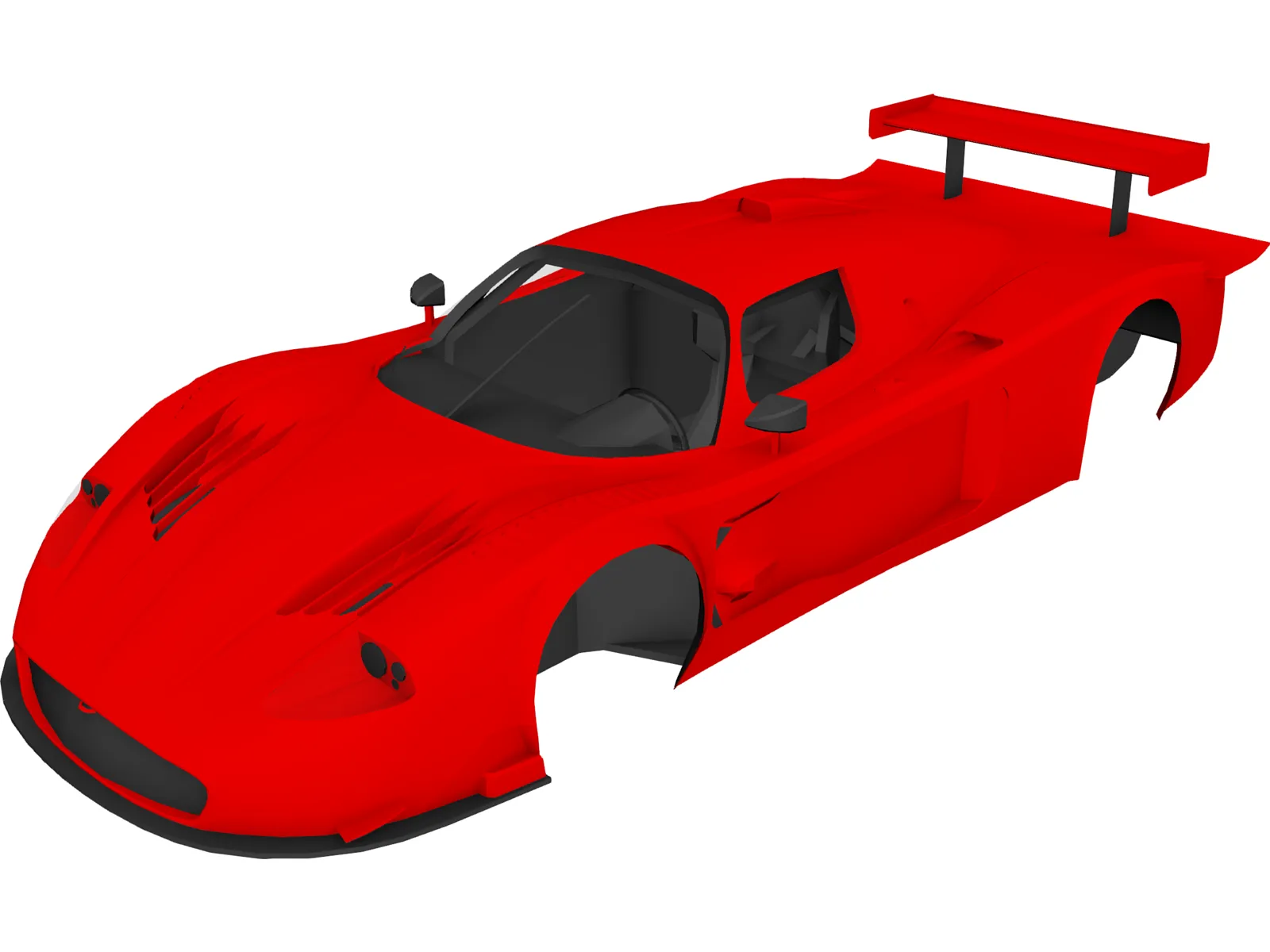 Maserati MC12 Body 3D Model