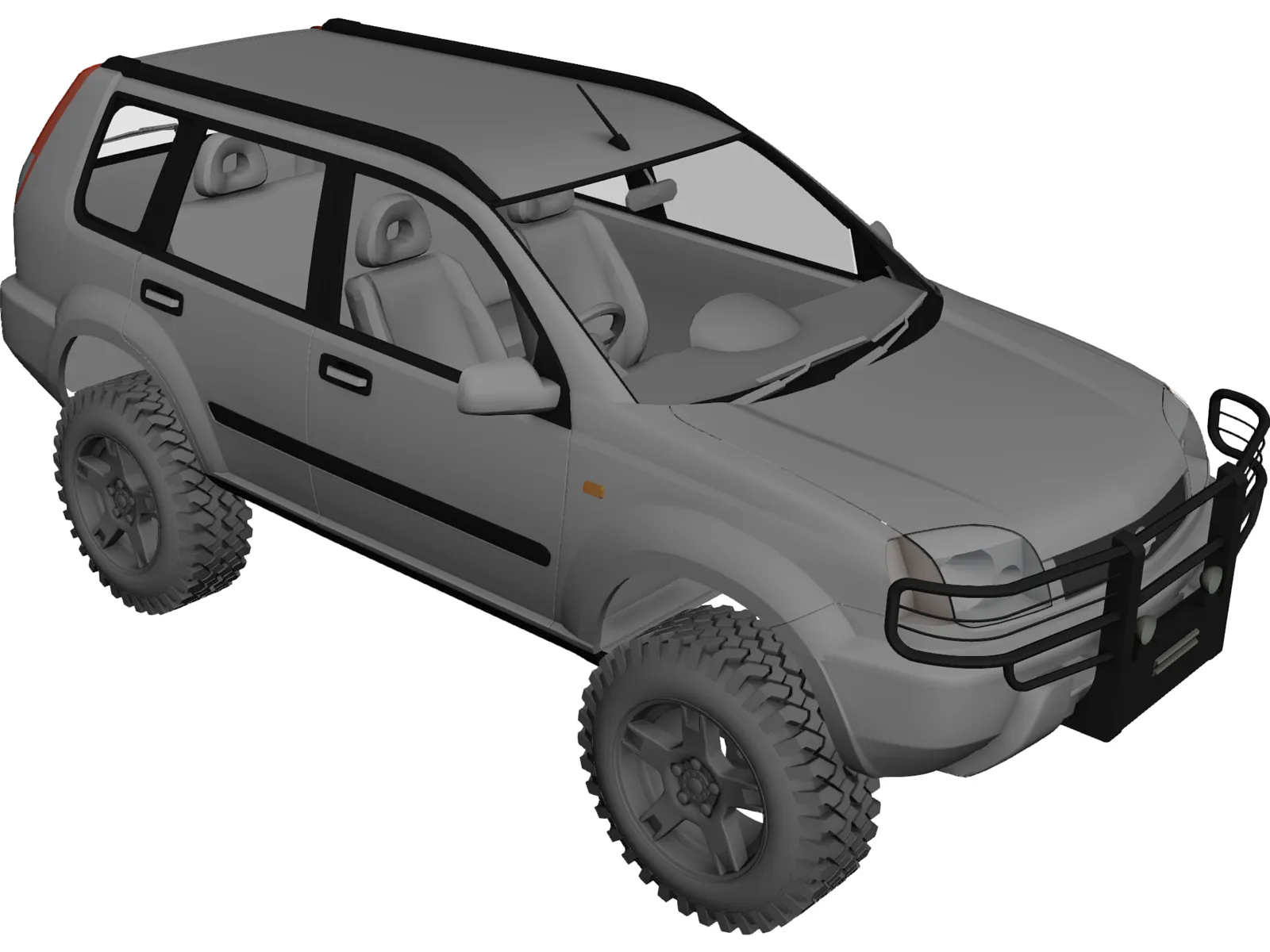 Nissan X-Trail 4x4 [Tuned] 3D Model