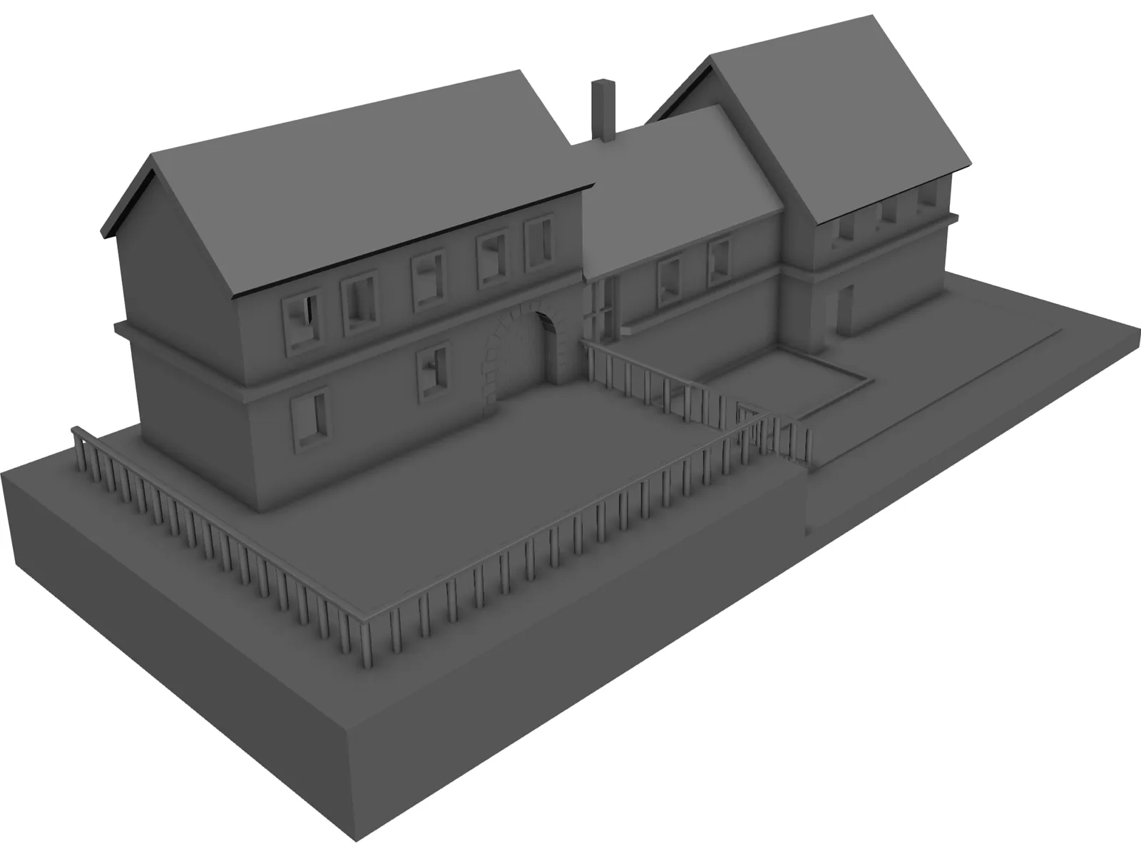 Family House 3D Model